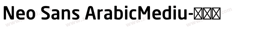 Neo Sans ArabicMediu字体转换